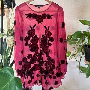 For Love & Lemon Crushed Velvet Dress